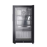 ثلاجة عرض دانسات 3.2 قدم ، اللون أسود D190SC