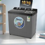 غسالة دان حوضين 18 كيلو لون رصاصي DAN18TW